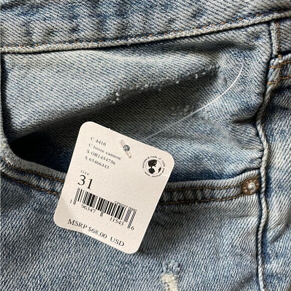 NWT FREE PEOPLE Loose Cannon Makai Cut Off Shorts Size 31 - Picture 7 of 8